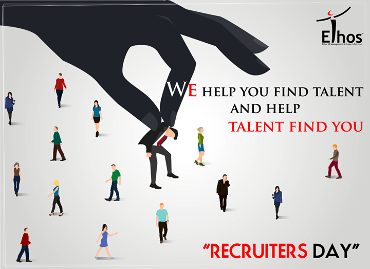 Team Ethos India wishes all fellow recruiters a #HappyRecruitersDay!