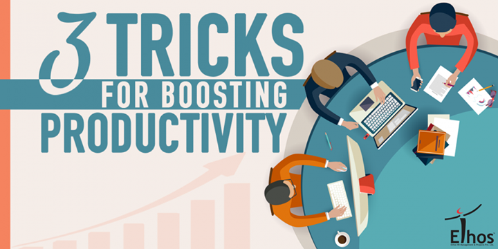 3 quick and easy tricks to stay productive and reach your goals
1. One thing at a time
2. 80/20 rule
3. Motivation, Support, Accountability

#EthosIndia #Ahmedabad