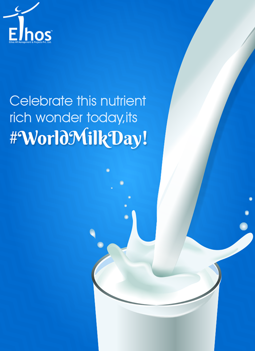 Celebrate this nutrient rich wonder today, its #WorldMilkDay! 

#MilkDay #Milk #EthosIndia #Ahmedabad #EthosHR #Recruitment