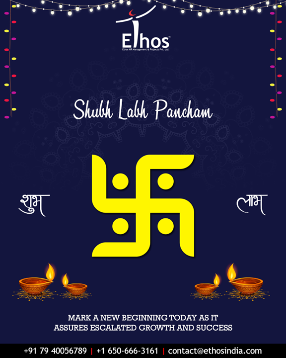 Ethos India,  HappyLabhPancham, ShubhLabhPancham, LabhPancham, Celebration, FestiveSeason, IndianFestivals, EthosIndia, Ahmedabad, EthosHR, Recruitment, CareerGuide, India