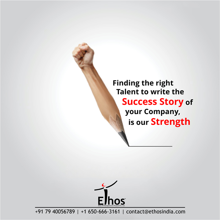 Finding the right Talent to write the Success Story of your Company, is our Strength.

#CareerCounselling #TalentAcquisition #OurServices #CareerOpportunity #EthosIndia #Ahmedabad #EthosHR #Ethos #HR #Recruitment #CareerGuide #India