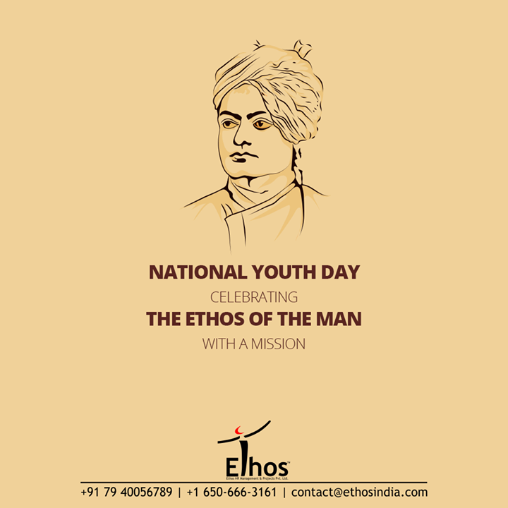 National Youth Day Celebrating
The Ethos of the man with a mission

#nationalyouthday #nationalyouthday2021 #youthday #swamivivekanandaji #CareerCounselling #OurServices #CareerOpportunity #EthosIndia #Ahmedabad #EthosHR #Ethos #HR #Recruitment #CareerGuide #India