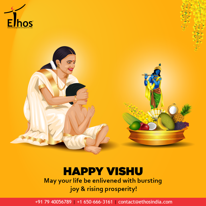May your life be enlivened with bursting joy & rising prosperity!

#IndianFestival #Celebration #HappyVishu #EthosHR #Ethos #HR #Recruitment #CareerGuide #India
