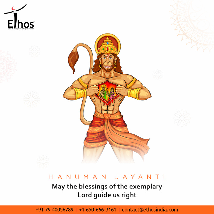 May the blessings of the exemplary Lord guide us right

#HanumanJayanti #HappyHanumanJayanti #LordHanuman #HanumanJayanti2021 #EthosIndia #Ahmedabad #EthosHR #Ethos #HR #Recruitment #CareerGuide #India