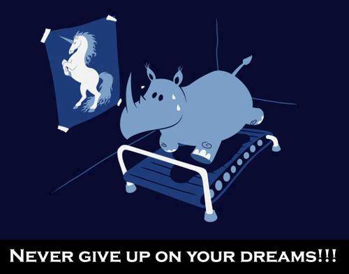 Never give up on your #dreams!
