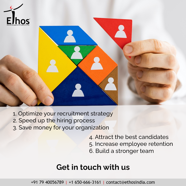 If you wish to hire the best candidates to your organization then feel free to get in touch with us.

We will help you in the following ways:
1. Optimize your recruitment strategy
2. Speed up the hiring process
3. Save money for your organization
4. Attract the best candidates 
5. Increase employee retention 
6. Build a stronger team

#EthosIndia #Ahmedabad #EthosHR #Ethos #HR #Recruitment #CareerGuide #India #CareerDreams #CareerCounsellor