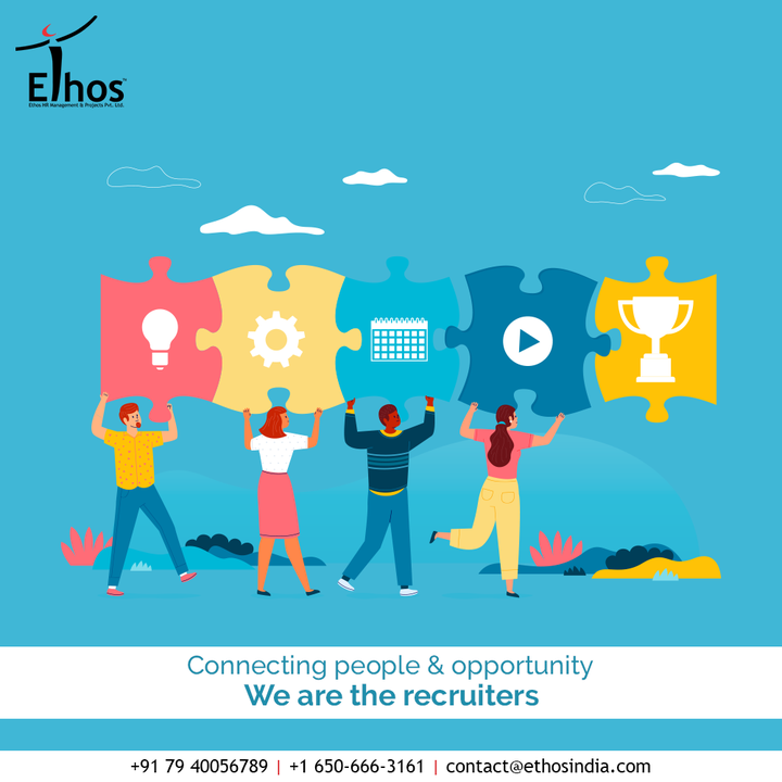 It is important to bridge the gap between talent and opportunity.
Connecting people & opportunities, we stand out as the recruiters in the industry.

#EthosIndia #Ahmedabad #EthosHR #Ethos #HR #Recruitment #CareerGuide #India #CareerDreams #CareerCounsellor