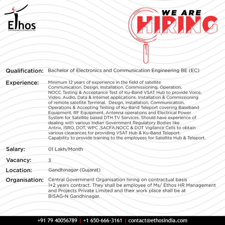 Ethos India,  TOTD, CareerOpportunities, EthosIndia, Ahmedabad, EthosHR, Recruitment, CareerGuide, India
