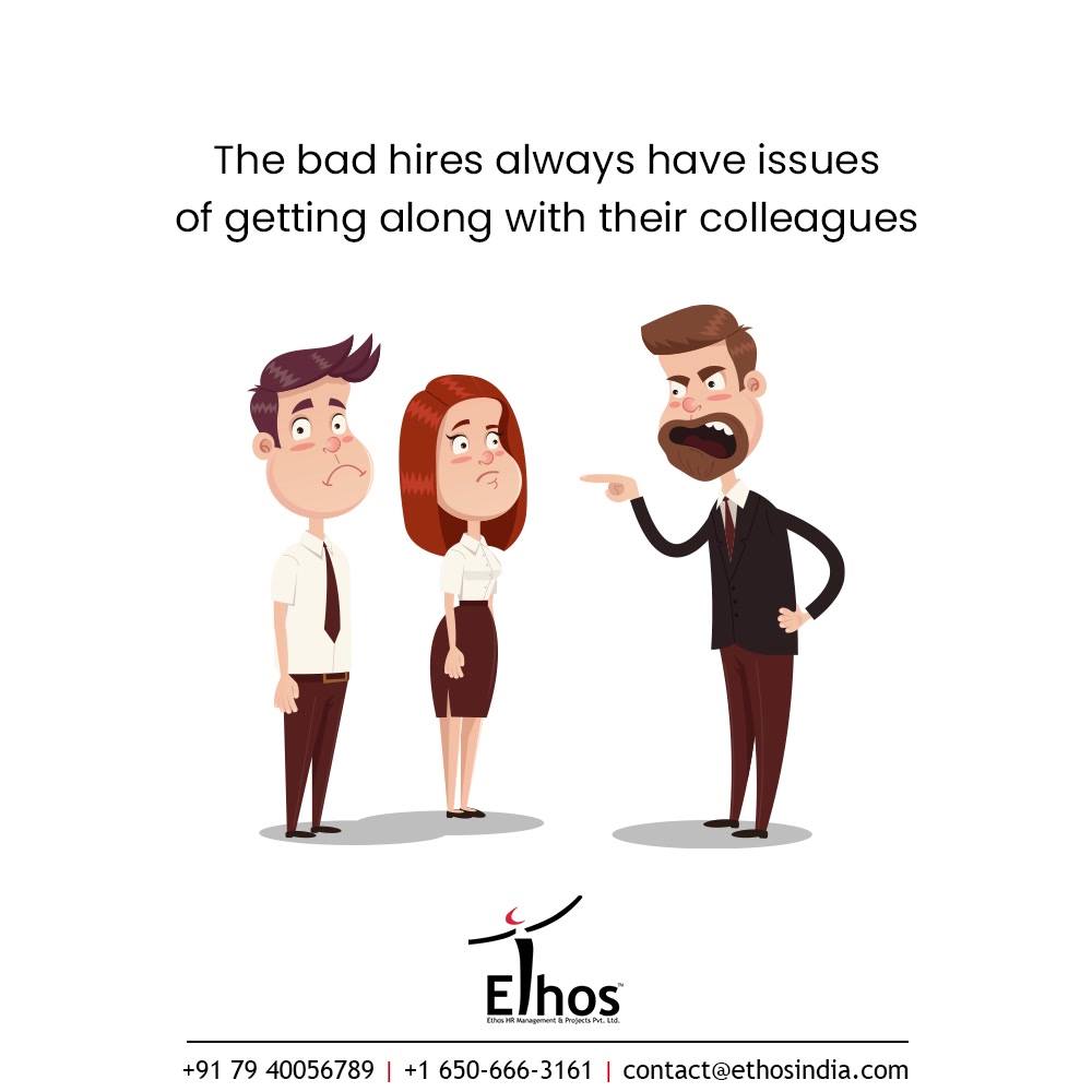 In the hyper-competitive world, these is bound to be some amount of corporate politics but the quantity of it gradually increases when the wrong employees start getting entry into the organization. There are people who are highly manipulative and are extremely self-centred; they neither care for the team work nor care for the team goals that are being set. In-fact the bad hires always have issues of getting along with their colleagues disrupting the general air of unity & bonhomie of a team.

It is not that an easy task for the recruiters to identify candidates with such traits on just the grounds of the interview sessions. But it is quite easy for the psychometric tests to identify such traits & characteristics. So it is highly advisable for the organizations to say yes to psychometric tests and embrace it as a part of their recruitment norms.

#CareerCounselling #OurServices #CareerOpportunity #EthosIndia #Ahmedabad #EthosHR #Ethos #HR #Recruitment #CareerGuide #India