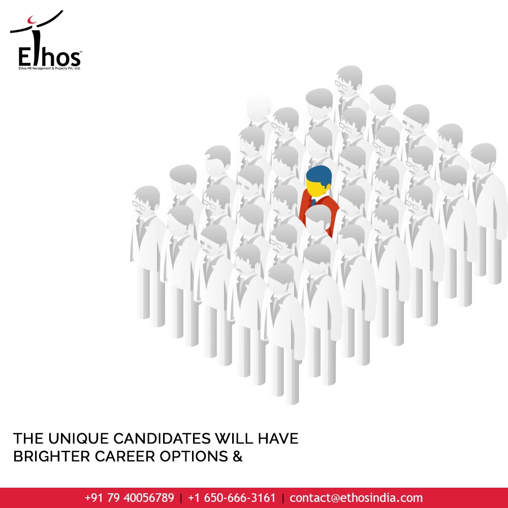How unique are you as an individual and what unique qualities make you stand out?

Remember that your originality paired up with creativity, innovation and uniqueness will bring you broader chances to unfold brighter career options and possibilities.

#BeUnique #Uniqueness #JobRecruitment #EmployeeHiring #CareerCounselling #OurServices #CareerOpportunity #EthosIndia #Ahmedabad #EthosHR #Ethos #HR #Recruitment #CareerGuide #India