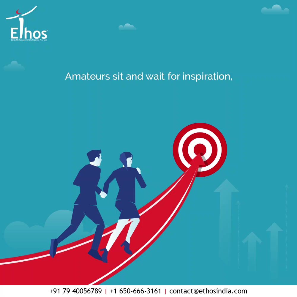 Amateurs sit and wait for inspiration, the rest get in touch with the expert career guide & go in the direction of their goals.

Make your career a more meaningful one by getting in touch with us at Ethos India Today!

#RecruitRight #EmployeeHiring #CareerCounselling #OurServices #CareerOpportunity #EthosIndia #Ahmedabad #EthosHR #Ethos #HR #Recruitment #CareerGuide