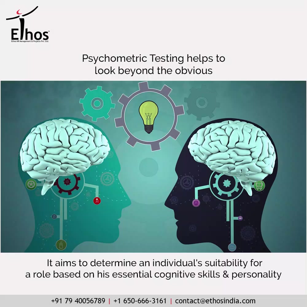 Are you aware of the merits of Psychometric Testing?

It helps to look beyond the obvious and aims to determine an individual's suitability for a role based on his essential cognitive skills & personality.

We are glad to offer the psychometric testing services.

#PsychologyTest #PsychologyTesting #MindPower #RecruitRight #HR #Ethos #EthosIndia #CareerGuide