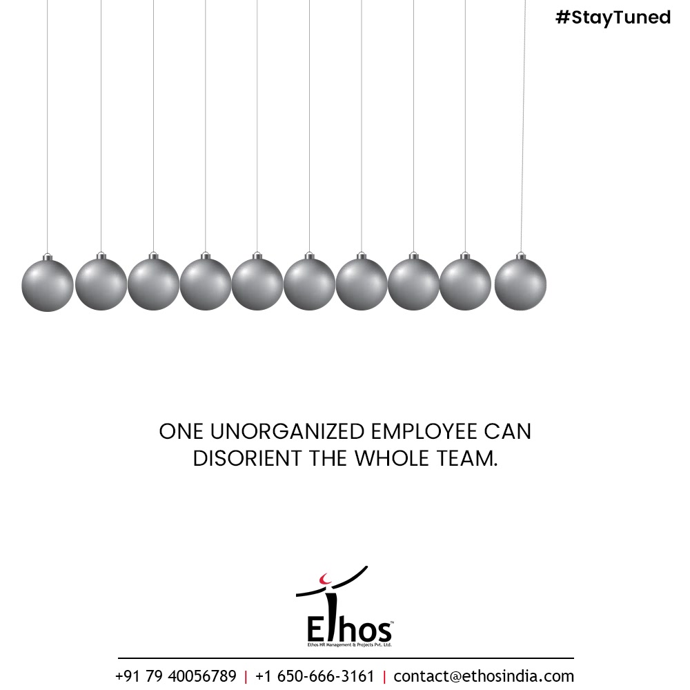 One unorganized employee can disorient the whole team. In the world of cut-throat competition, there is absolutely no space for dissonance & disorientation. 

So think before you hire the wrong employee to your organization because it is always better to think before than to repent and regret later.

Confused how to identify the traits of a job applicant at your company well in advance? Stay tuned because the solution is very soon going to be here.

#CareerCounselling #OurServices #CareerOpportunity #EthosIndia #Ahmedabad #EthosHR #Ethos #HR #Recruitment #CareerGuide #India