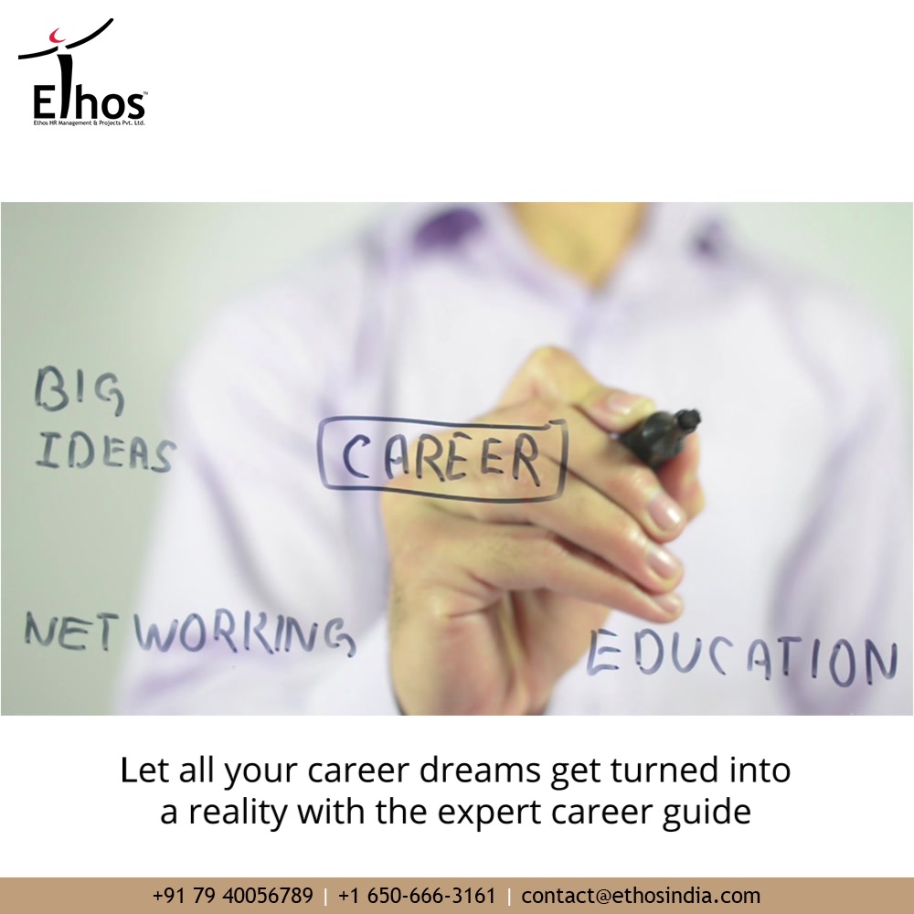 Hello dear, are you pursuing the career of your choice? 
Are you enjoying your work?

If not then think for a career counselling and let all your career dreams get turned into a reality with the expert career guide Ethos India.

#EthosIndia #Ahmedabad #EthosHR #Ethos #HR #Recruitment #CareerGuide #India #CareerDreams
