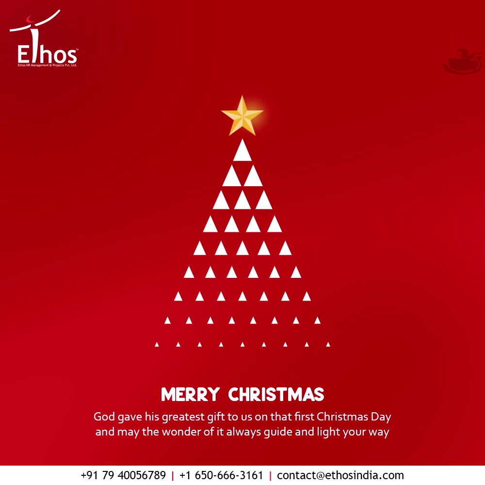 God gave his greatest gift to us on that first Christmas Day and may the wonder of it always guide and light your way.

#Christmas #MerryChristmas #Christmas2021 #Celebration #EthosIndia #Ahmedabad #EthosHR #Ethos #HR #Recruitment #CareerGuide #India #CareerDreams #CareerCounsellor